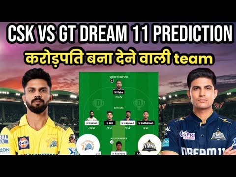CSK vs GT Dream11 Prediction, IPL Fantasy Cricket Tips, Playing XI, Pitch Report & Injury Updates IPL 2024